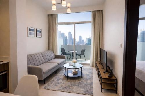 Burj Khalifa View Stylish 1BR in Business Bay