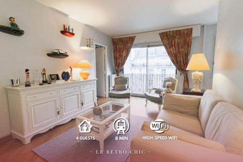 Le Rétro-Chic - T2 raffinée - Balcon & Métro M12