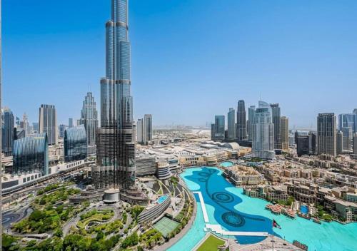 Iconic Burj Khalifa & Fountain Views near Dubai Mall