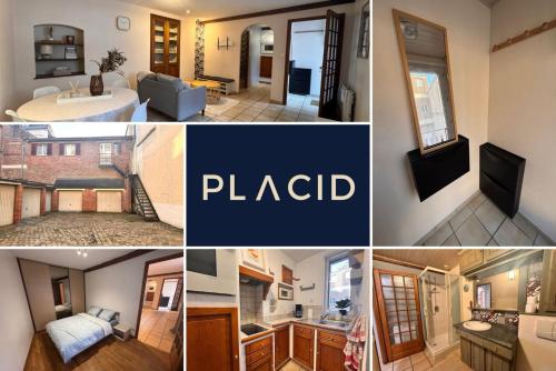 a collage of photos of a apartment at L'écrin de Cambrai - Appt 40 m² centre Cambrai in Cambrai
