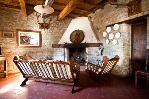 Posezení v ubytování Agriturismo Il Passeggere