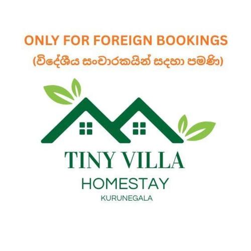 a logo for the tiny villa homesteadery at Tiny Villa Homestay - ONLY FOR FOREIGN BOOKINGS in Kurunegala