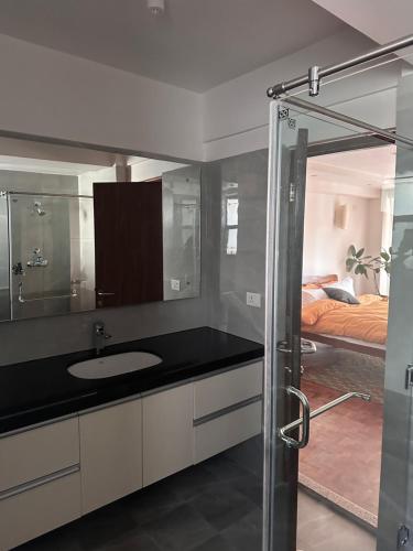 Koupelna v ubytování Sattya Apartment