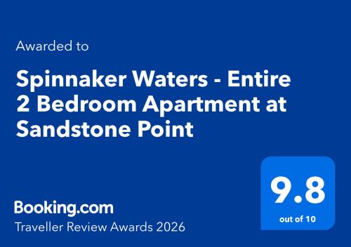 a screenshot of a phone with the number gmaxwell apartment at sandstone point at Spinnaker Waters - Entire 2 Bedroom Apartment at Sandstone Point in Sandstone Point