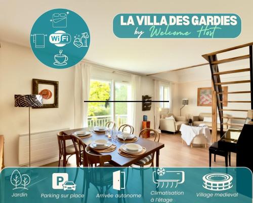 La Villa des Gardies, Charme Médiéval