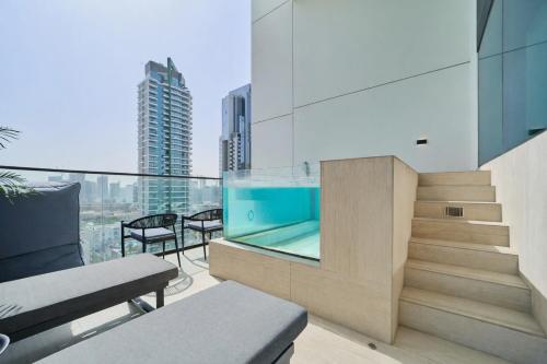 Elegant 2BR Apartment with Private Pool in JVC