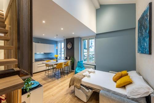 Alzaia 158 duplex vista Naviglio - Vesta