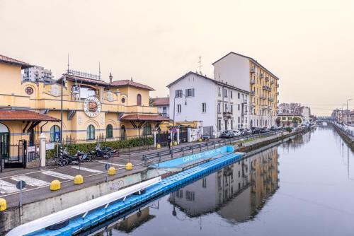 Alzaia 158 duplex vista Naviglio - Vesta
