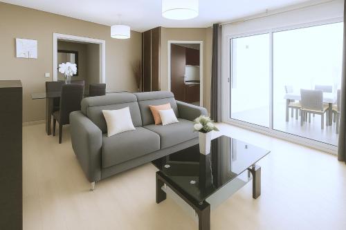 T2 classé 4 étoiles avec jardin, piscine, vue mer à Saint-Gilles-les-Bains
