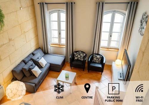 La Garriguette charmant appartement 4 chambres au cœur d'Arles - calme & climatisé