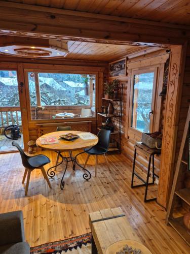 Zona d'estar a le chalet