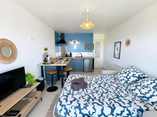 Cap Bleu - Air conditioning - Direct beach access - SudSéjourConciergerie