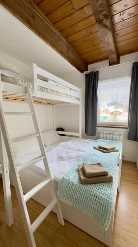 Krevet ili kreveti u jedinici u okviru objekta Casa Blu