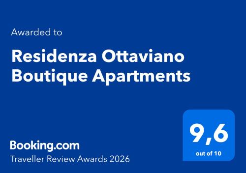 a blue rectangle with the words resilience at Residenza Ottaviano Boutique Apartments in Sperlonga