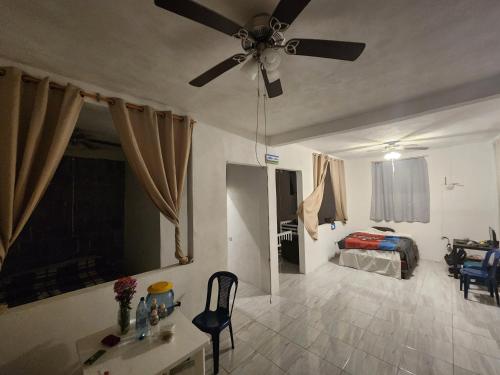 Llit o llits en una habitació de Roca de Durazno