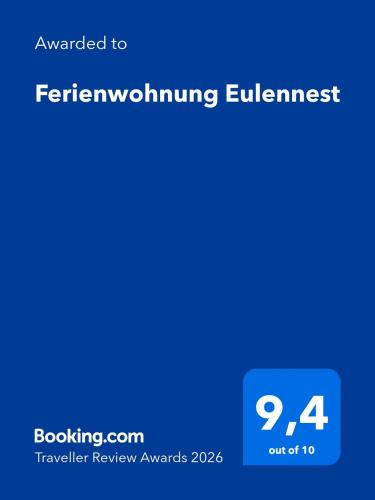 a screenshot of a cell phone with the text remembering the terminating engineer at Ferienwohnung Eulennest in Dippoldiswalde
