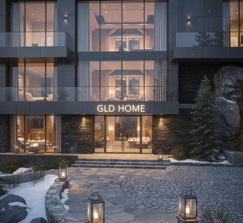 a building with a sign that reads gut home at GLD Home in Sapanca