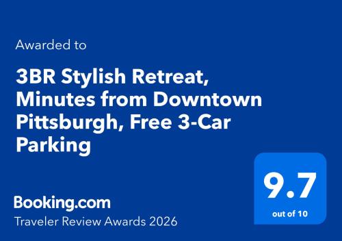 a blue sign that reads switch retreat minutes from downtown philadelphia at 3BR Stylish Retreat, Minutes from Downtown Pittsburgh, Free 3-Car Parking in Pittsburgh