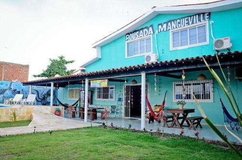Un patio o zona al aire libre en Mangueville
