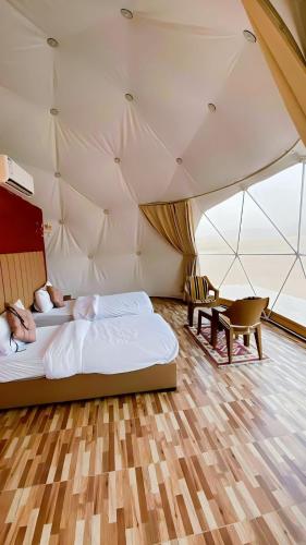 Llit o llits en una habitació de Camb wadi Rum