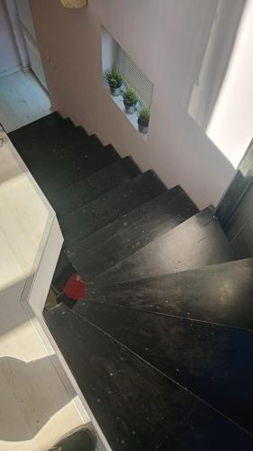 an overhead view of a staircase in a house at Кичук Париж in Plovdiv