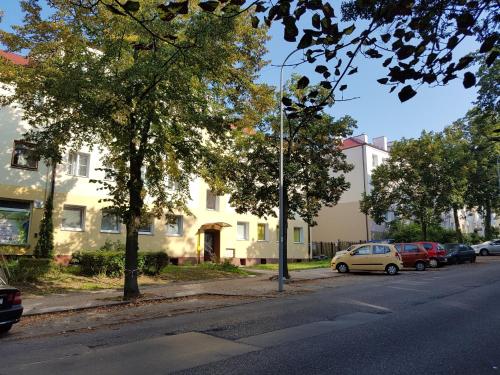 Fasaden eller entrén till Apartament Na Wzgórzu