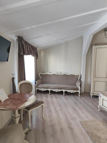 Posezení v ubytování Oldtownvilla studio central