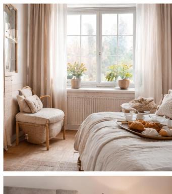 a bedroom with a bed and a chair and a window at Amigos Land in Zeralda