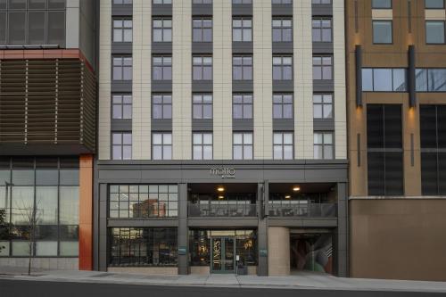 a tall building with a lot of windows at Motto By Hilton Nashville Downtown in Nashville