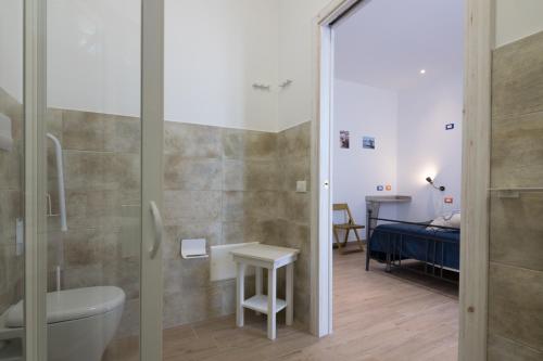 Koupelna v ubytování Timbuktu Hostel