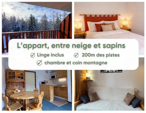 L'appart entre sapins et neige