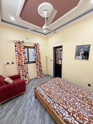 Ліжко або ліжка в номері Résidence Mp