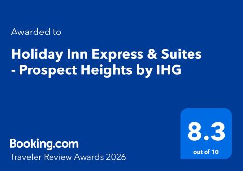 a blueberry inn express and suites screenshot of a phone at Holiday Inn Express & Suites - Prospect Heights by IHG in Prospect Heights
