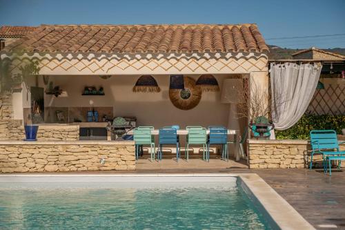 Entre Ciel et Pierres Holiday rental Gordes with pool and air conditioning