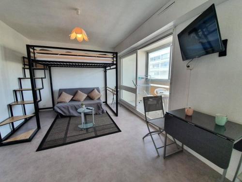 Studio refait à neuf, 4 couchages, plage immédiate - FR-1-224C-135