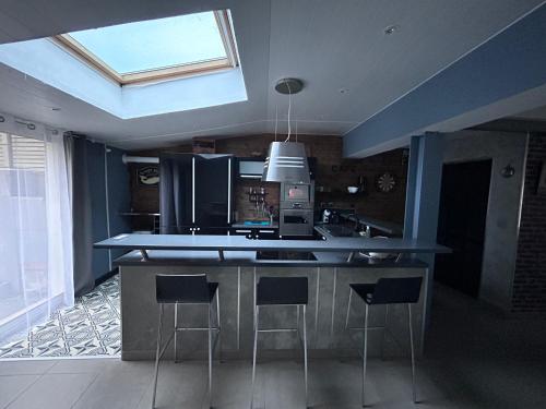 maison familiale avec jardin 2 chambres 4 personnes proche Nausicaa, vielle ville, terre des deux caps