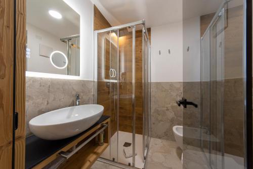 Kupatilo u objektu Hotel Ciampian