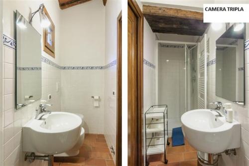 Ένα μπάνιο στο Casa Podere San Firenze