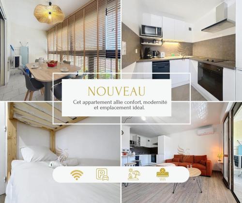 Studio 4pers-Terrace-clim-wifi-parking