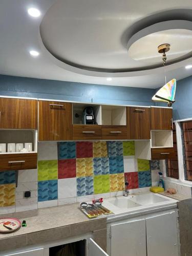 Kuhinja ili čajna kuhinja u objektu Résidence Émeraude