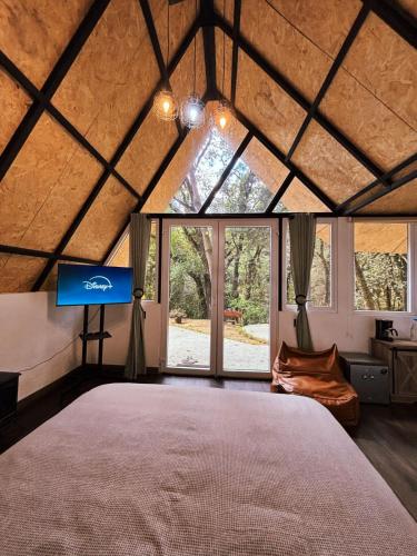 Llit o llits en una habitació de Cabañas 50