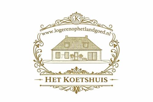 a picture of a house in a frame with a picture of it at Het Koetshuis in Zwolle