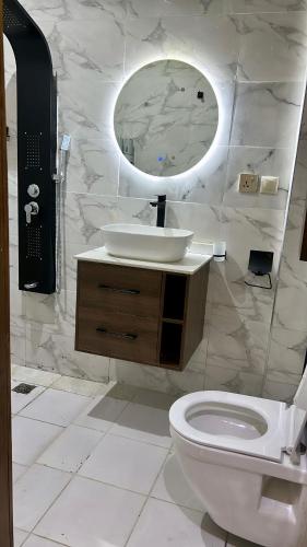 Et badeværelse på Pyem tower