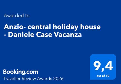 a screenshot of theania central holiday house payable case vazaaza at Anzio- central holiday house - Daniele Case Vacanza in Anzio