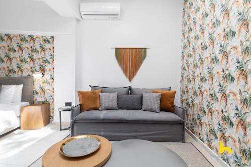 Eclectic Basement Studio with Ceiling Window near Acropolis!