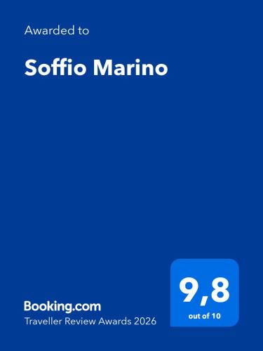 a screenshot of a cell phone with the text upgraded to softric marino at Soffio Marino in Polignano a Mare