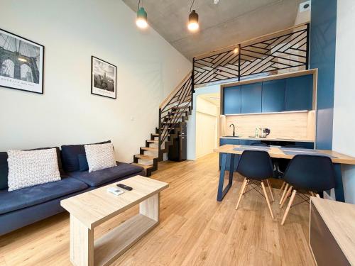 Wrocław Airport Studio with Mezzanine by BookingHost