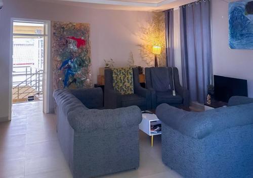 Zona d'estar a Positive House