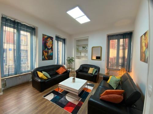 Bright and spacious apartment, Belfort center