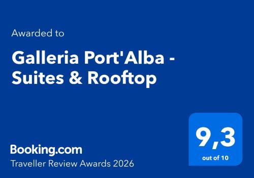 a screenshot of the califapora port alba suites and roofstop webpage at Villa maglio in Altofonte